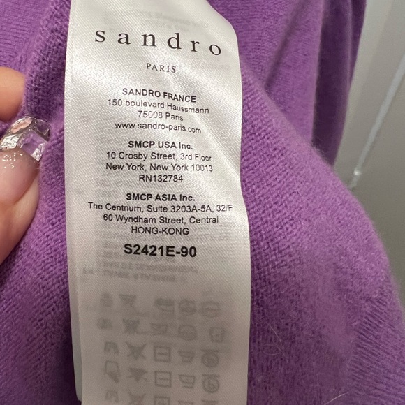 Sandro purple sweater - Picture 7 of 7